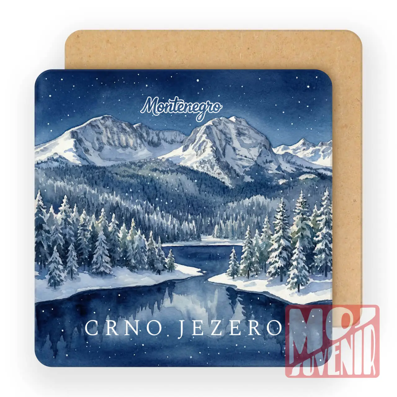 Suvenir iz Žabljaka – Crno jezero zimi (10 komada)